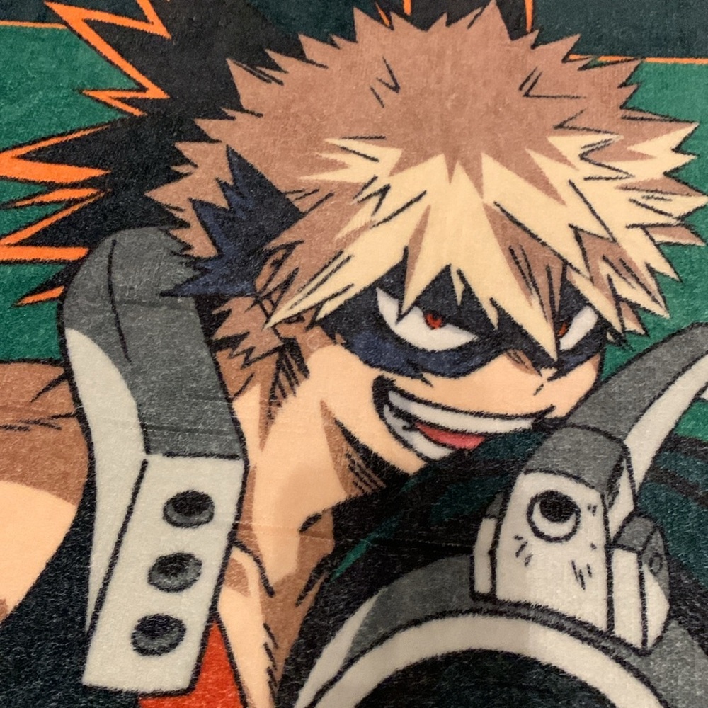 My Hero Academia Throw Blanket & Figurine Bakugo - Picture 2 of 12